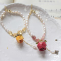 Shangjie Oem Joyas Fashion Vintage Girls Bracelet Freshwater Pearl Bracelet Jewelry Jewelry CeservedFresh Flowerm